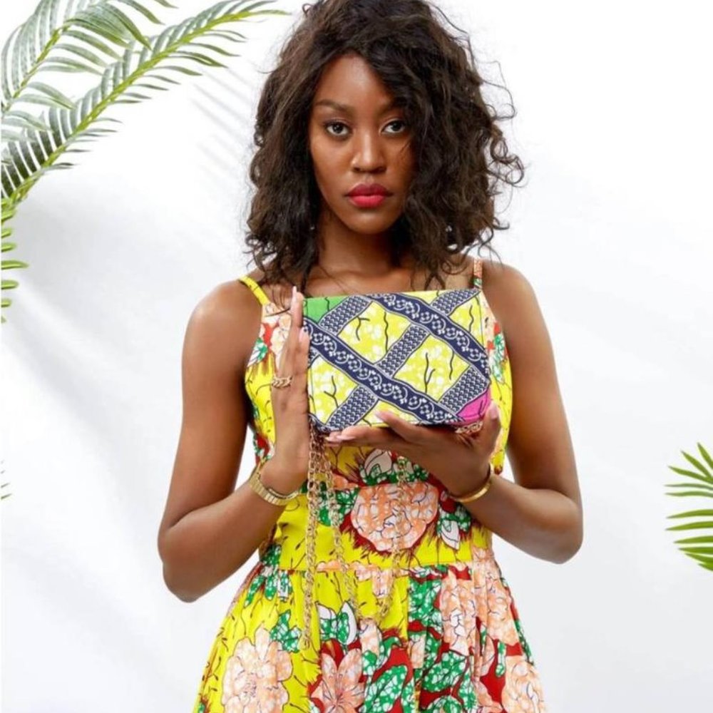 Handmade African Print Shoulder Bags